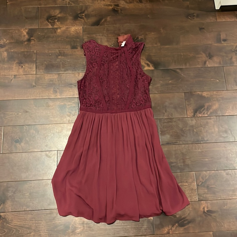 Maroon dress